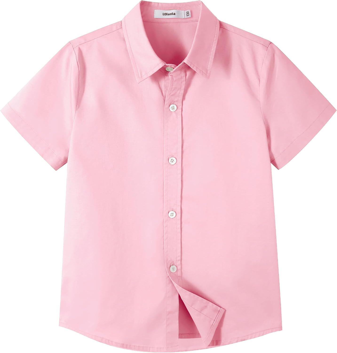 Thumbnail 6 de LOLANTA Boys’ Short-Sleeve Dress Shirt, Cotton Button-Down, Ages 2–13