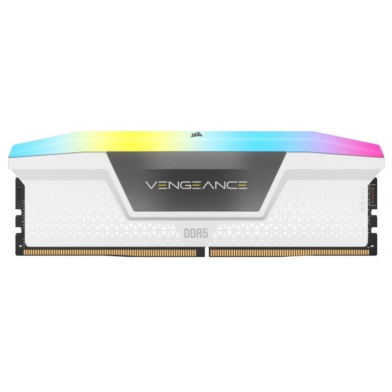 Detalle de Corsair Vengeance RGB White DDR5 64 GB 5200 MHz CL40