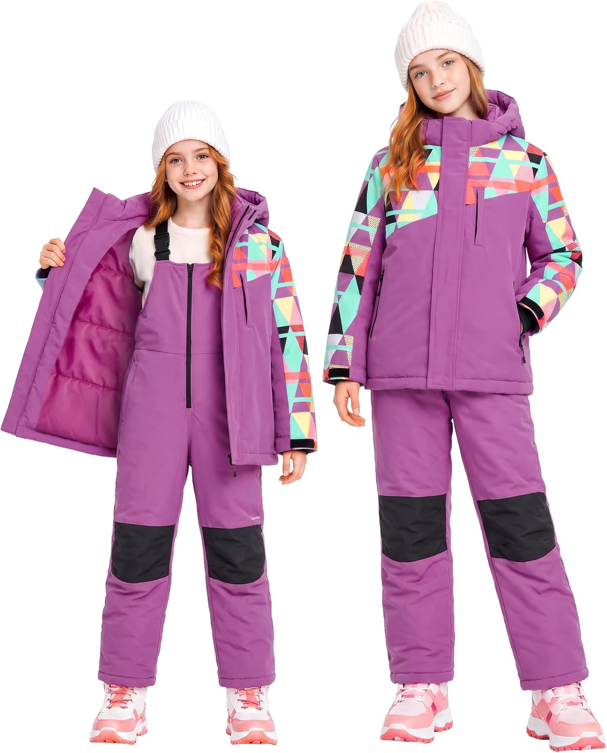 Detalle de Gogokids 2-Piece Kids Snowsuit, Waterproof, Graphene-Lined, Detachable Hood, 5-14Y