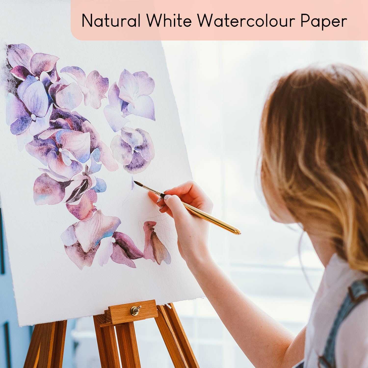 Thumbnail 2 de STATIONERY ISLAND A4 Watercolour Paper Pad (30 sheets, 300gsm, cold-pressed texture)