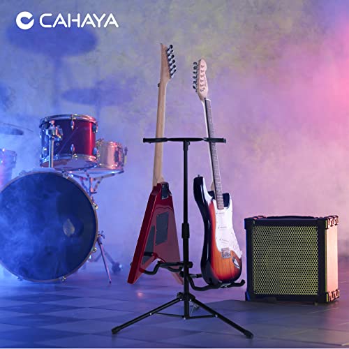 Thumbnail 6 de CAHAYA Support de Guitare Double avec Support de Manche – Stand robuste pour 2 guitares (CY0321)