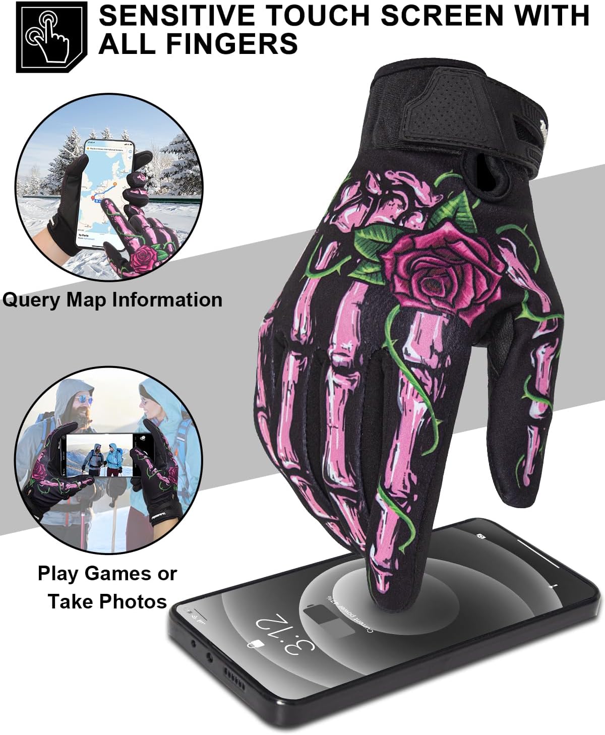 Thumbnail 2 de RIGWARL Winter Gloves with Lycra fabric