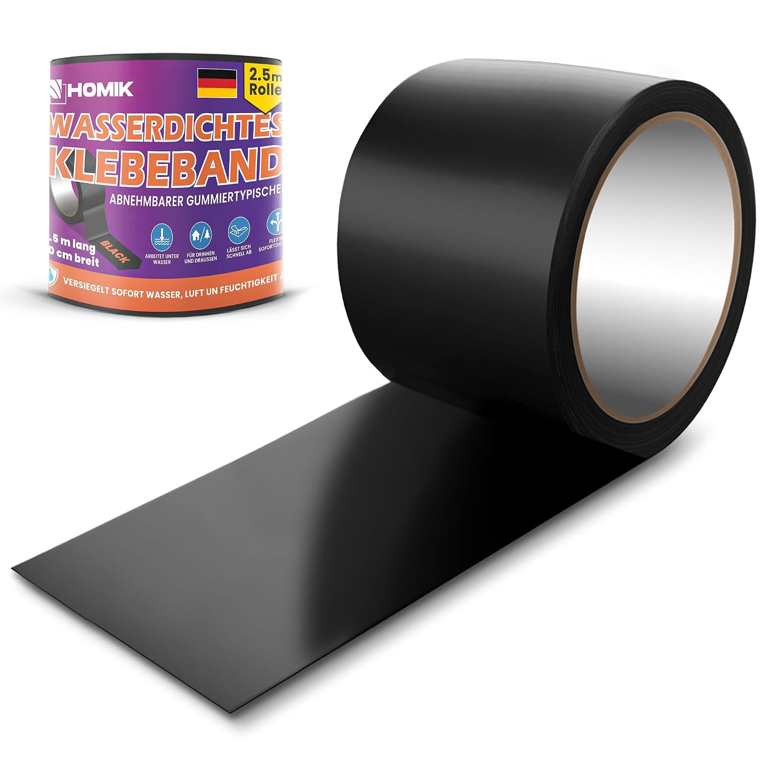 Detalle de HOMIK Extrem Starkes Klebeband 10cm x 2,5m