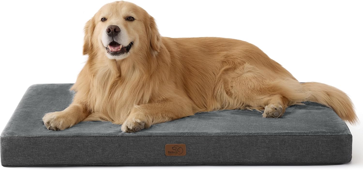 Detalle de BEDSURE orthopädisches Hundekissen 104x74x9cm