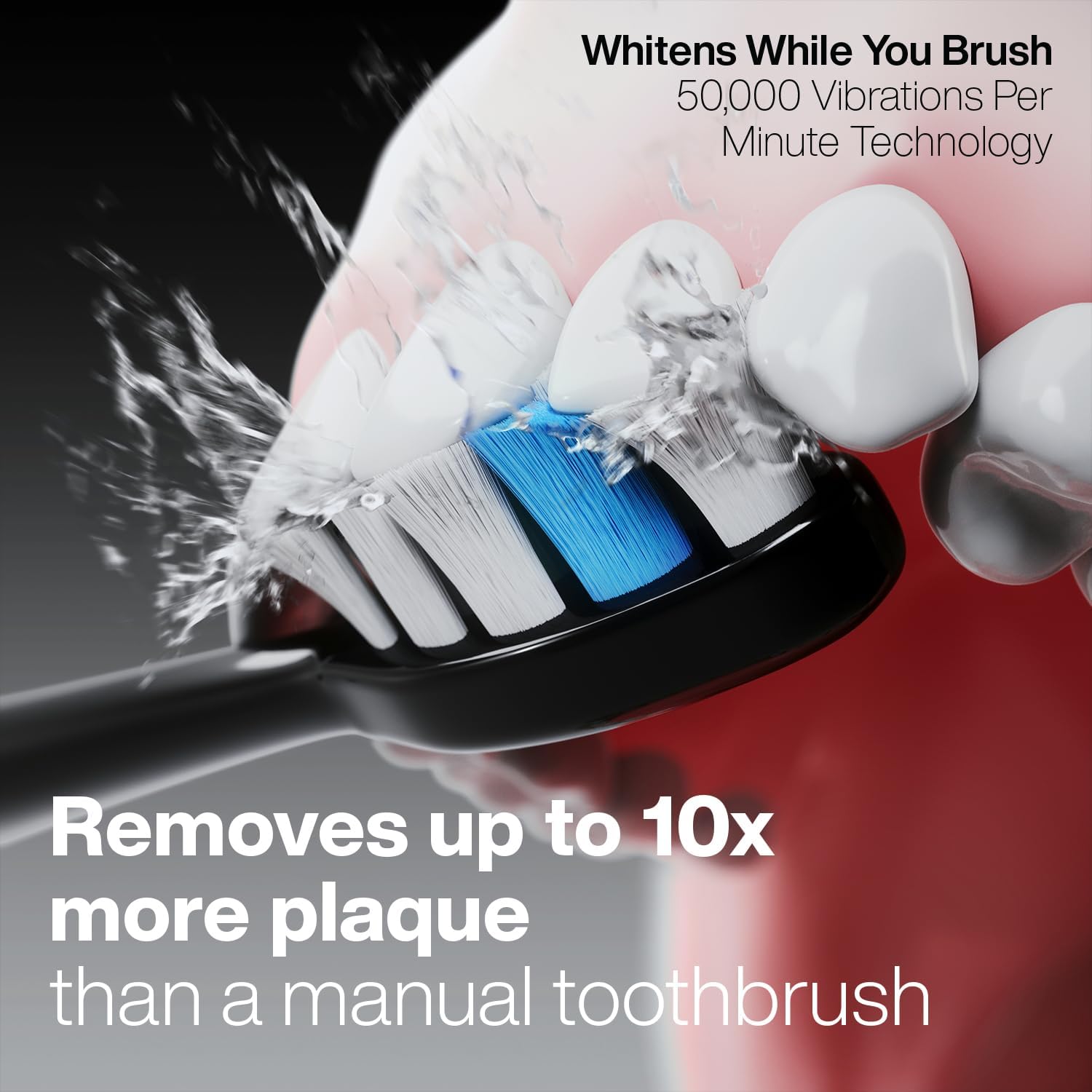 Detalle 2 de Aquasonic Black Series PRO UV Electric Toothbrush: A practical take on premium whitening and cleanliness