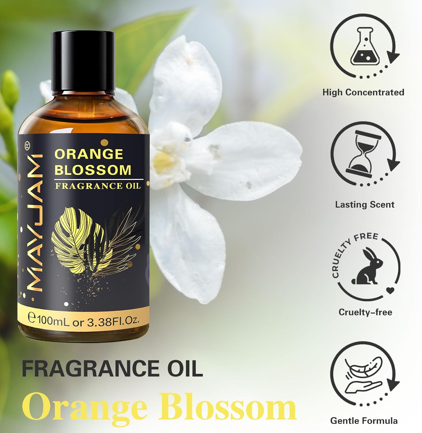 Detalle 2 de MAYJAM Huile Parfumée Fleur d'Oranger 100ml
