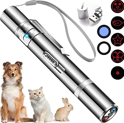 Detalle de TechNest LED-Katzenspielzeug 7-in-1: Interaktives Lichtspielzeug für Katzen und Hunde