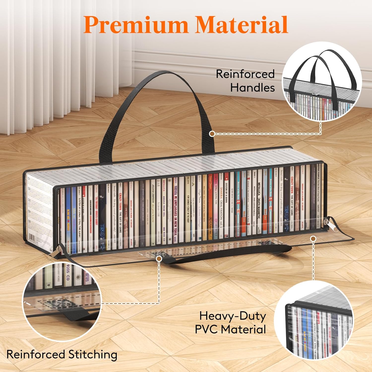 Thumbnail 4 de Lifewit CD Storage Bags 2-Pack