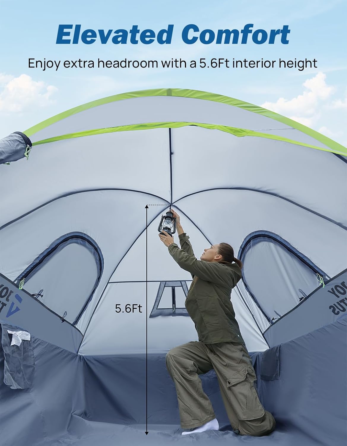 Thumbnail 4 de JOYTUTUS Pickup Truck Tent 2.0 90.5in