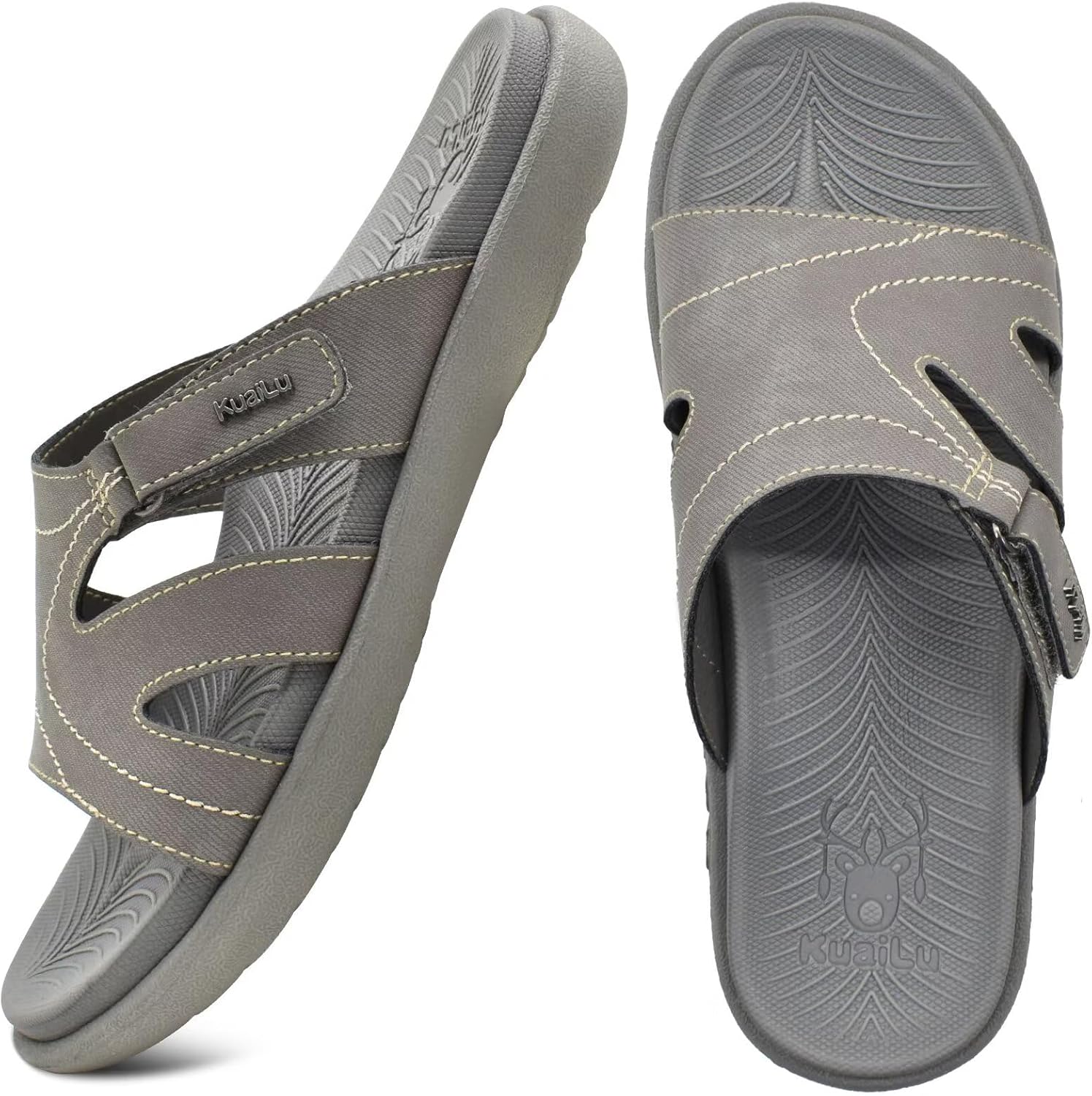 Thumbnail 2 de KuaiLu Women’s Fashion Orthotic Slides with Arch Support & Memory Foam Footbed