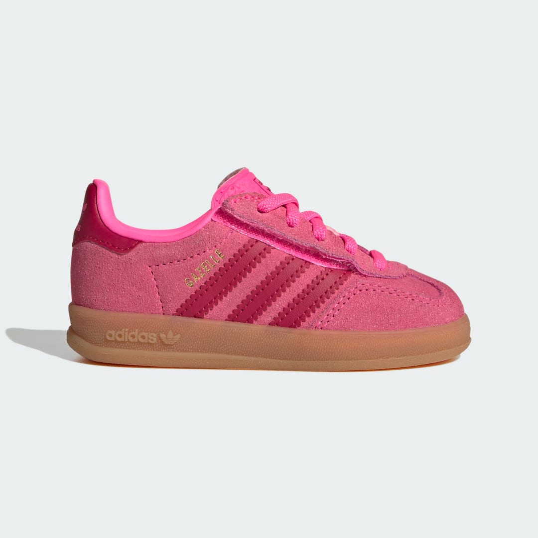 Detalle de Zapatilla Gazelle Indoor Comfort Closure de Adidas: comodidad y estilo en interiores