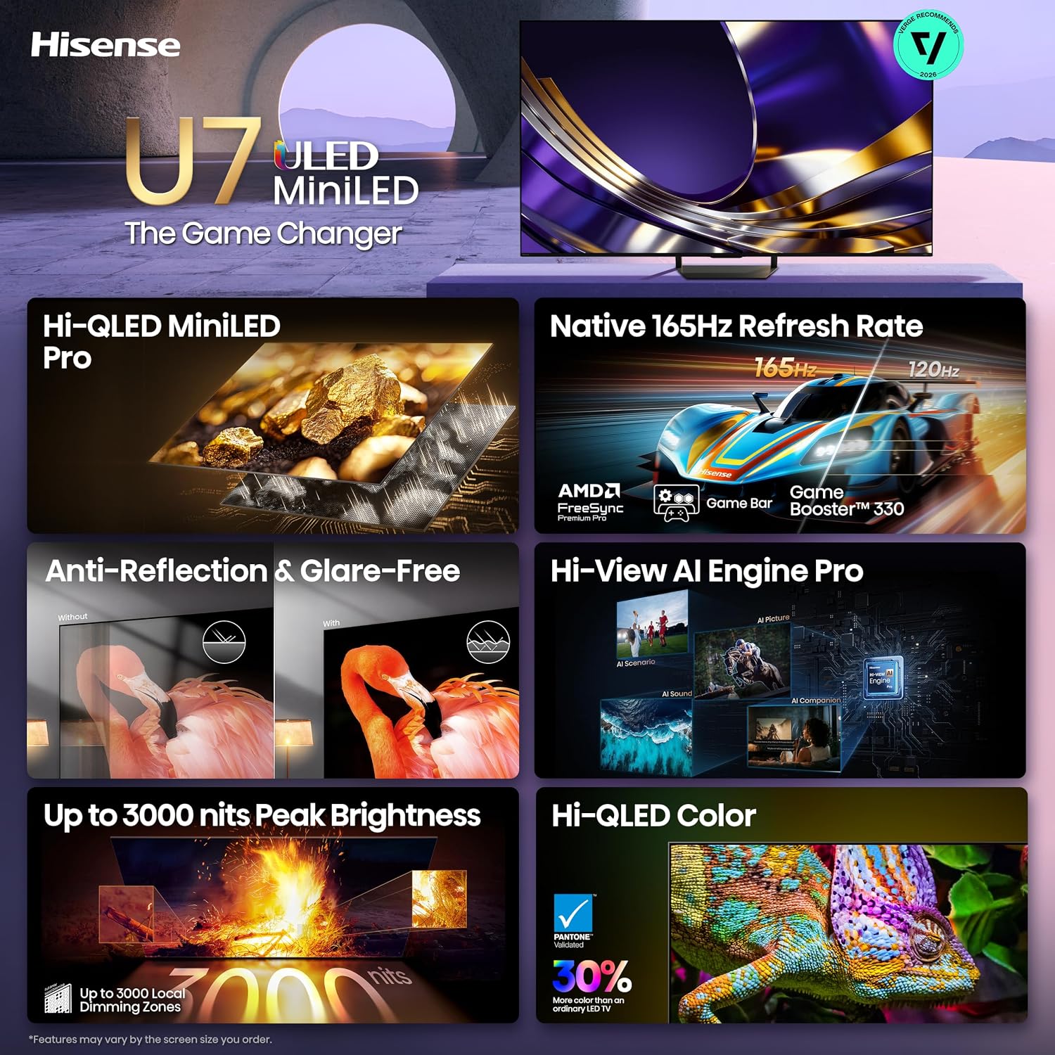 Detalle 2 de Hisense Mini-LED TV, 65-inch