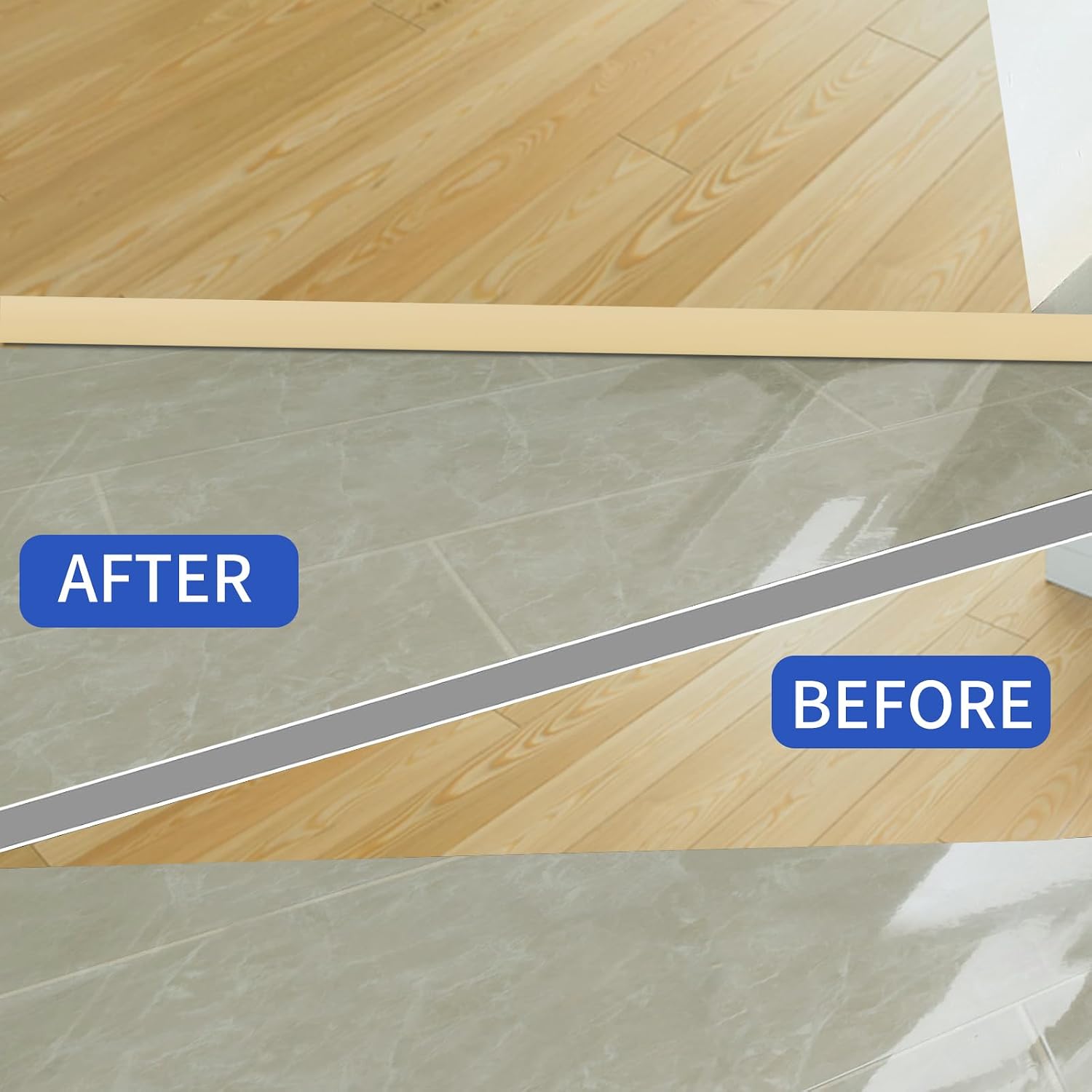 Thumbnail 2 de 1.2M Laminate Flooring Transition Strip 5cm