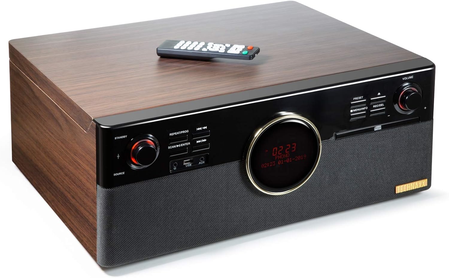 Thumbnail 1 de Technaxx Tourne-Disque Dab Bluetooth V5.0 Marron