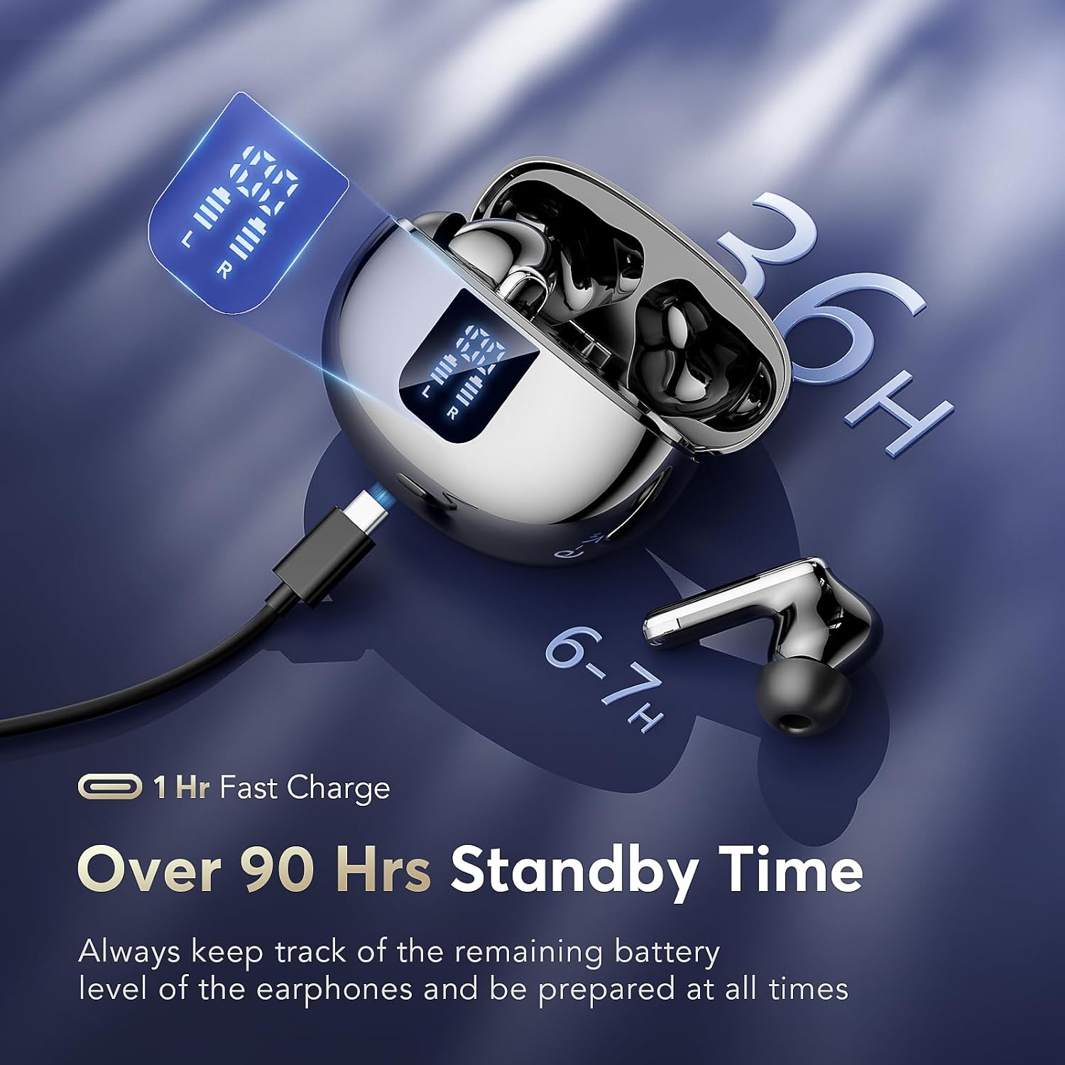 Detalle de Wireless Earbuds Bluetooth 5.4