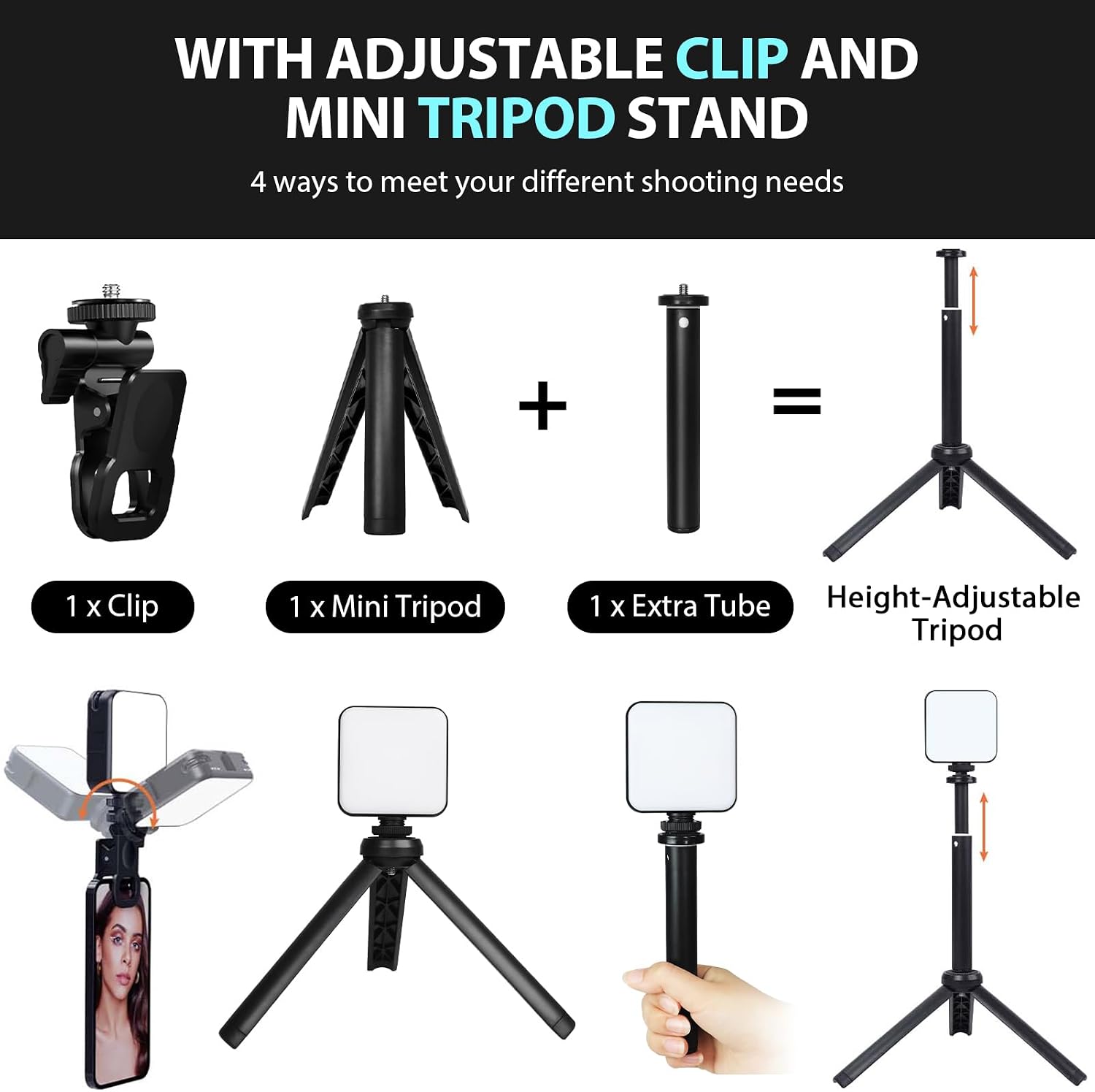 Thumbnail 6 de Heysliy Magnetic RGB Video Light – Portable, versatile LED for on‑the‑go photography