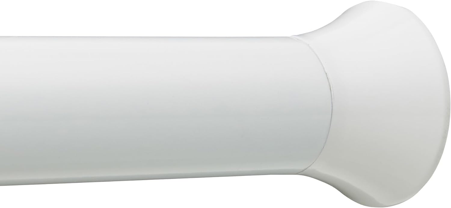Detalle de Amazon Basics Tringle de rideau de douche extensible et ajustable, noir (137–229 cm)