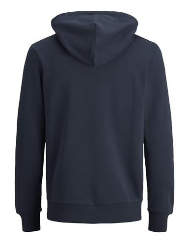 Detalle 2 de JACK & JONES Jjecorp Logo Sweat Hood para hombre – Gris Light Grey Melange, XXL