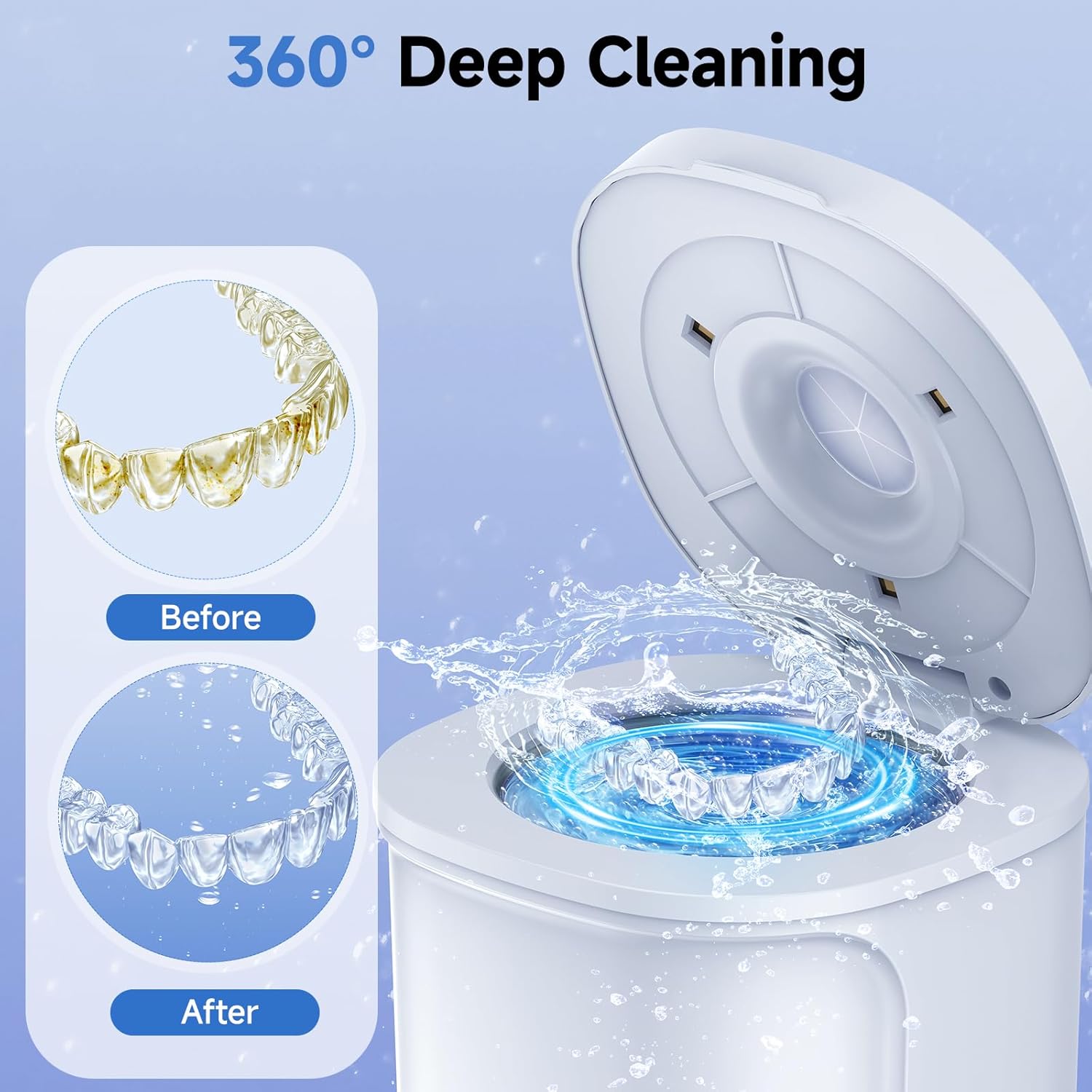 Thumbnail 2 de Gopink Ultrasonic Retainer Cleaner 45KHz