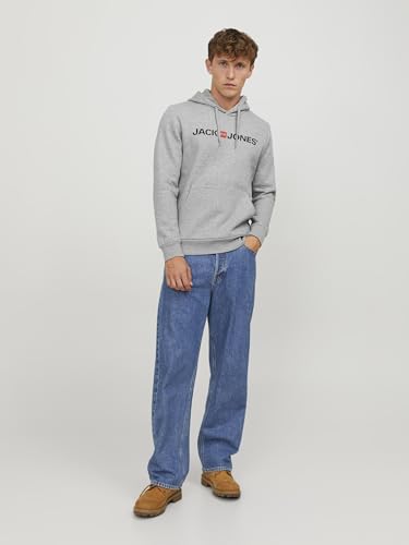 Detalle de JACK & JONES Jjecorp Logo Sweat Hood: sudadera con capucha y bolsillo frontal para diario