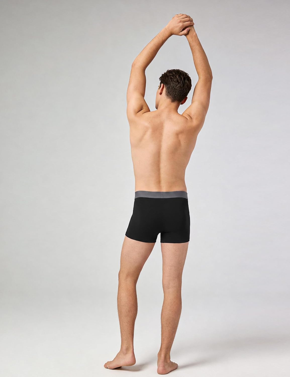 Detalle de Uniexcosm Caleçon Homme en Coton – Pack 3 ou 4 pièces, coupe classique ajustée sans couture