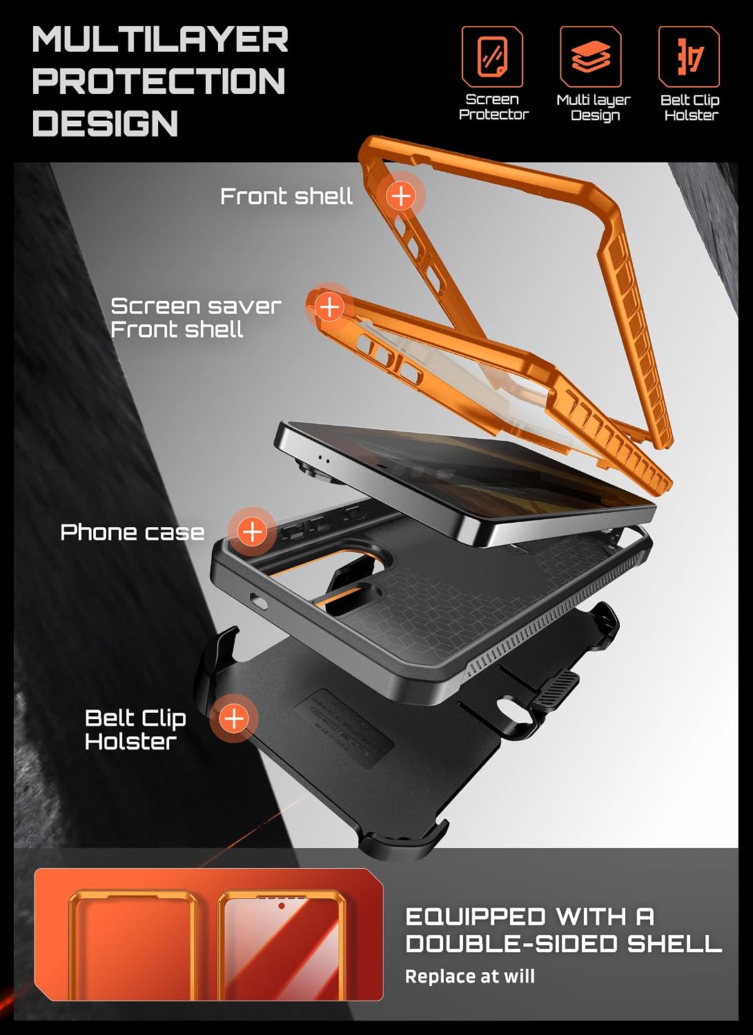 Thumbnail 4 de SUPCASE UB Pro Mag for Samsung Galaxy S26 Ultra Case with Stand