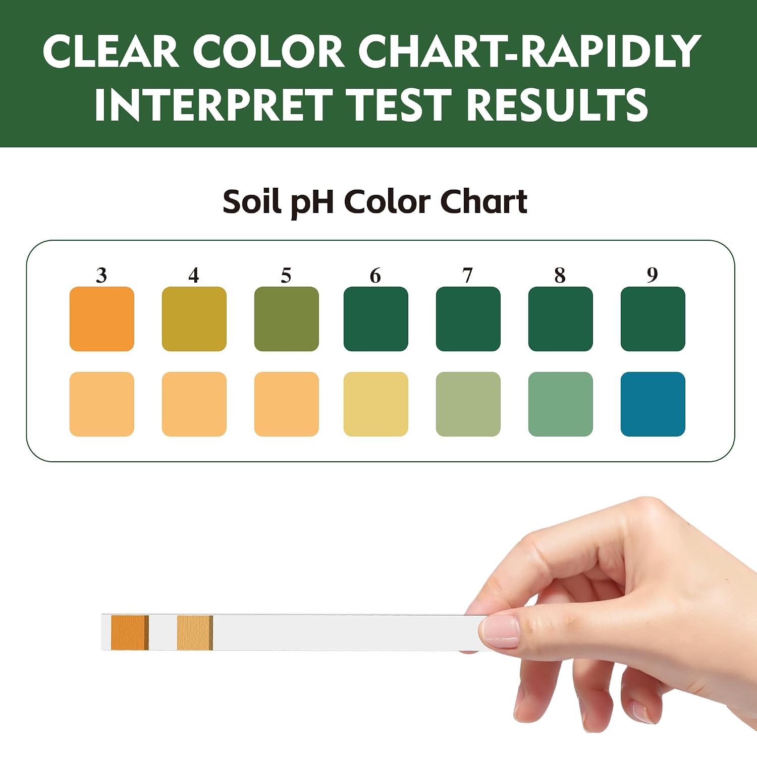 Thumbnail 1 de Soil pH Test Kit with 3–9 pH Strips – Accurate, Easy-to-Use Kit for Garden and Indoor Plants