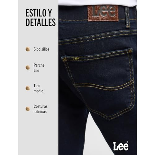 Thumbnail 5 de Lee Slim Fit Mvp Jeans 34W/34L azul para hombre