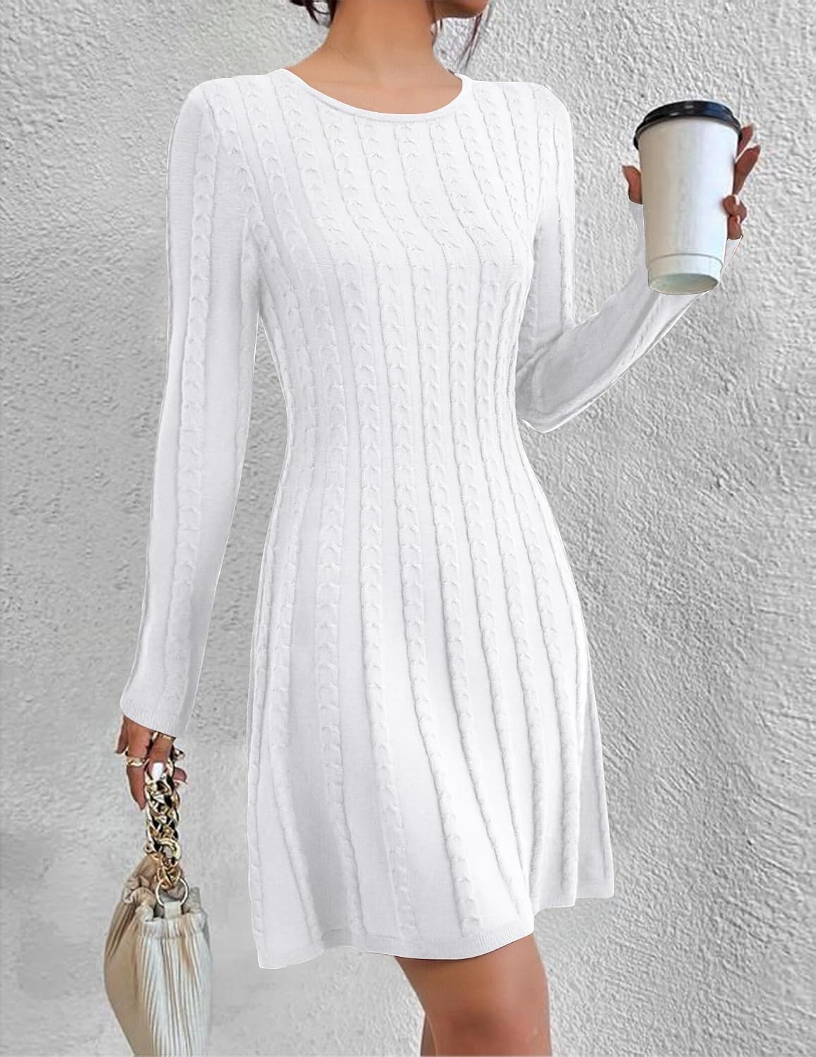 Detalle 2 de Hotouch Abito maglia donna linea A