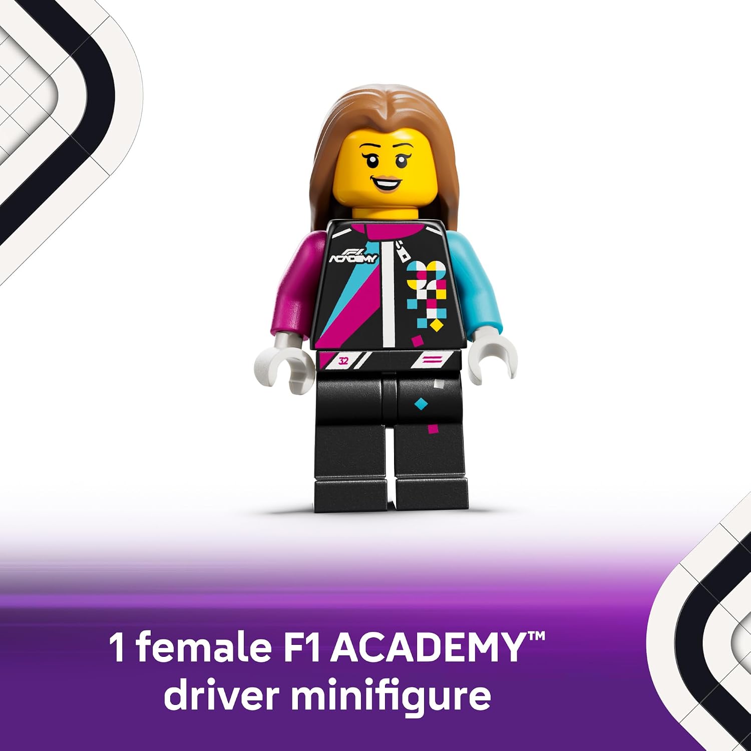 Detalle de LEGO F1 Academy Race Car Building Set 77258