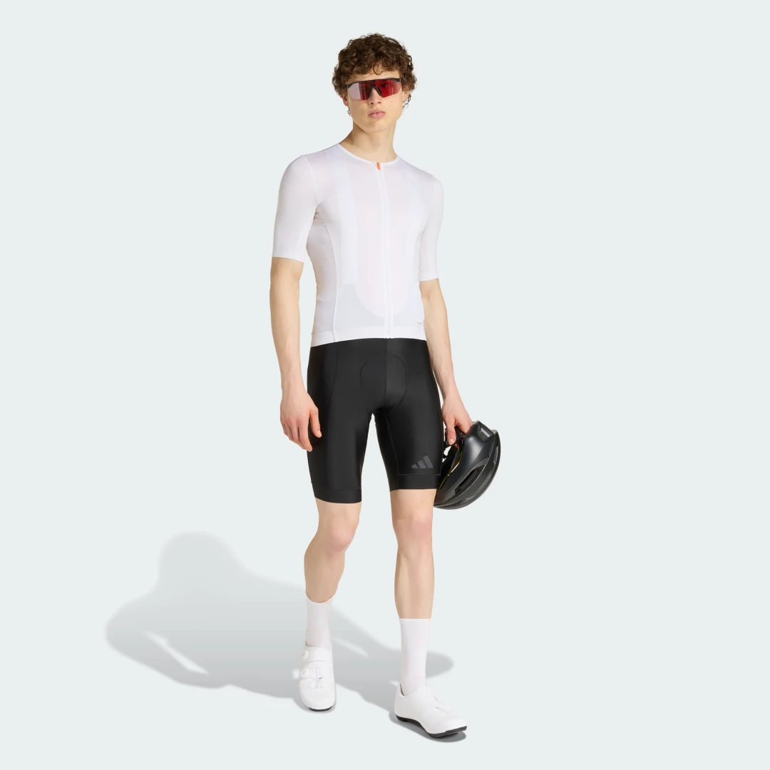 Thumbnail 2 de MAILLOT DE CICLISMO TEMPO de Adidas — blanco, pensado para entrenos y marchas
