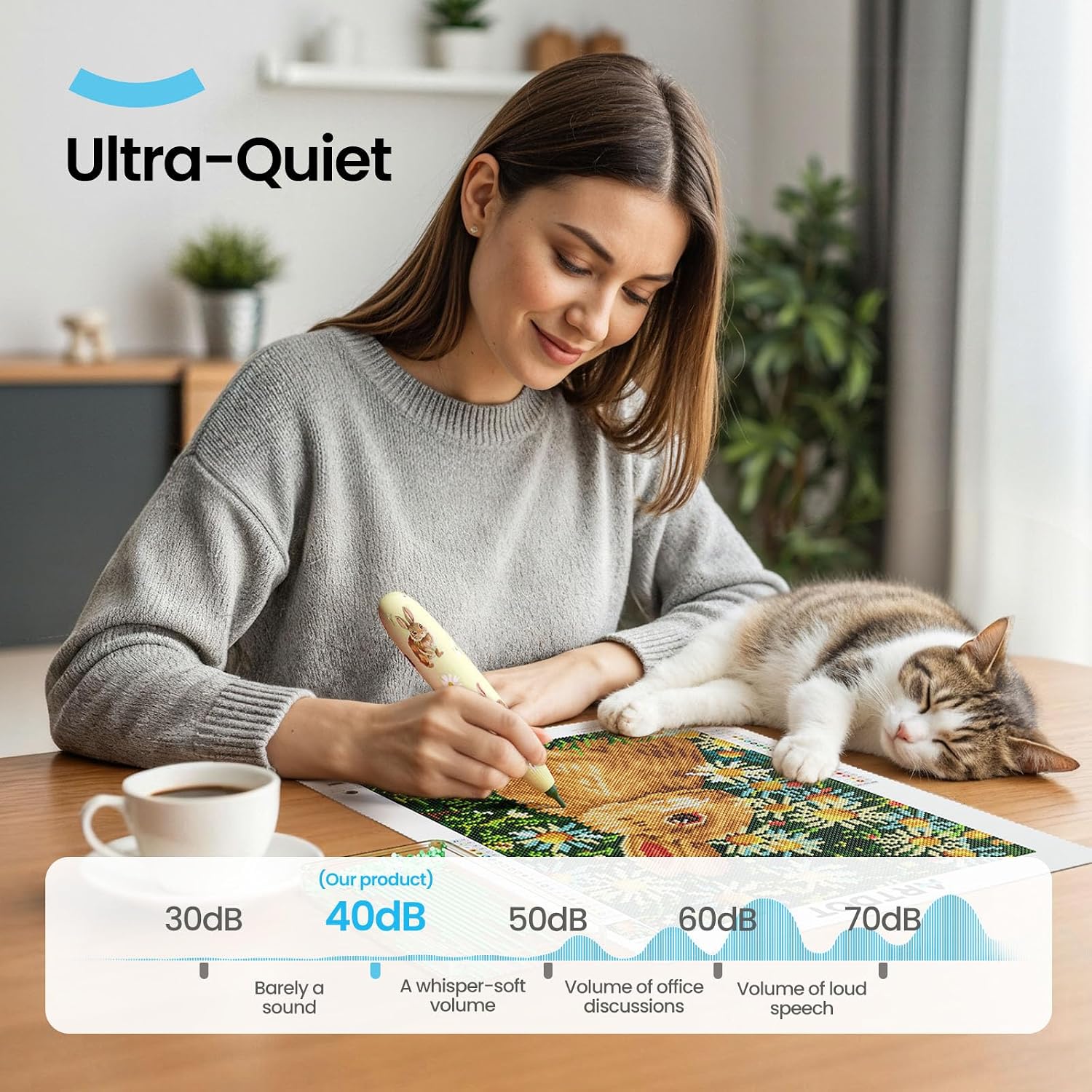 Detalle 2 de ARTDOT ワイヤレス真空ペン ダイヤモンドアート用、ワックス不要・コードレス・連続使用6時間