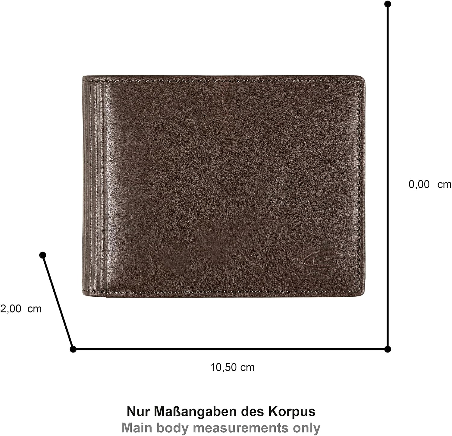 Thumbnail 3 de Camel Active Cliff Geldbörse Herren Querformat Mittelgroß Braun – RFID-Schutz aus Leder