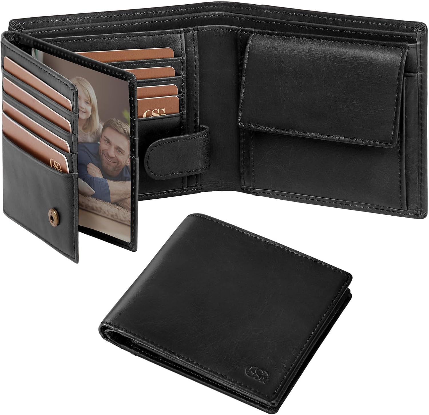 Detalle de GSG SINCE 1998 Cowhide Leather Wallet