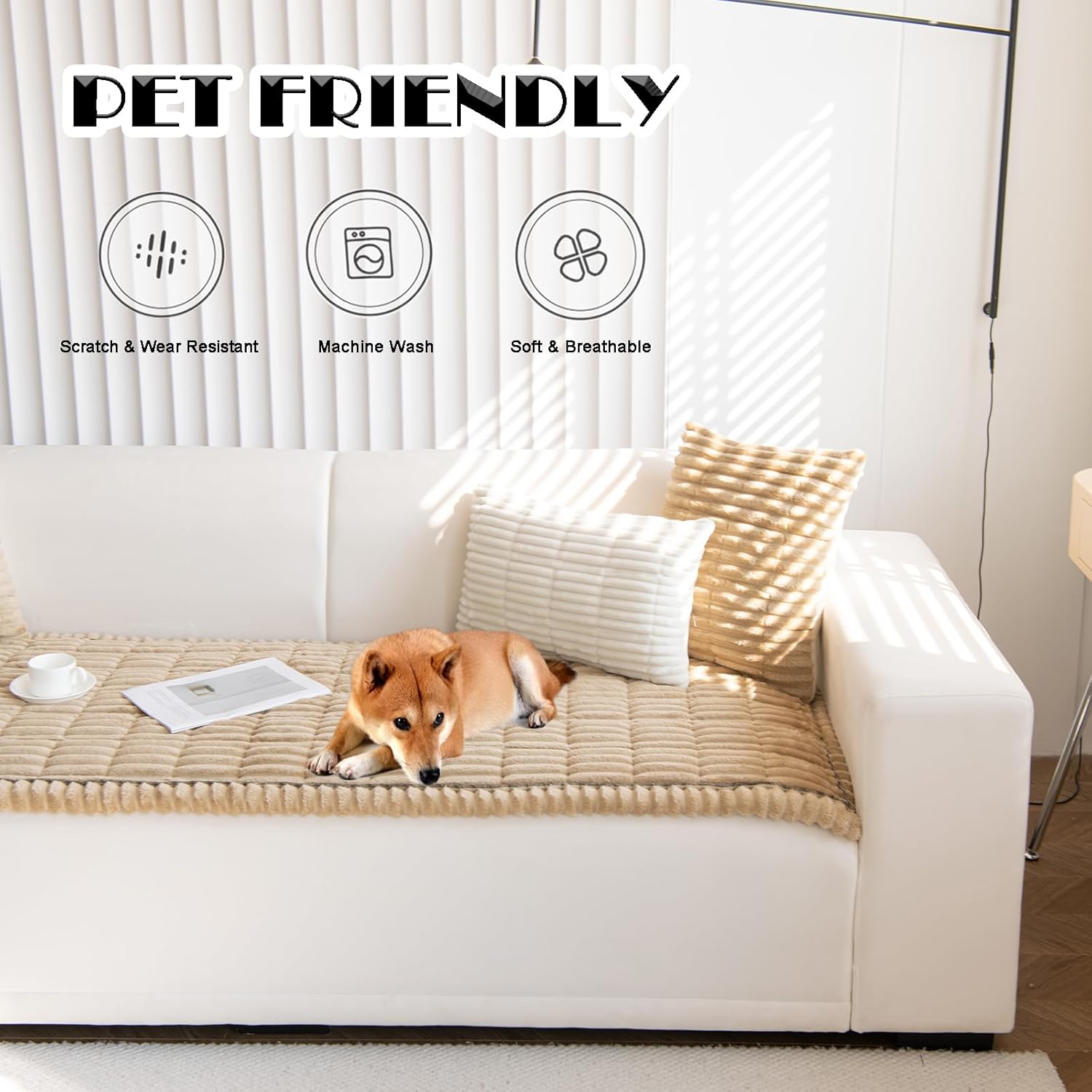 Thumbnail 1 de ZQFFB Pet Couch Cover dog couch cover