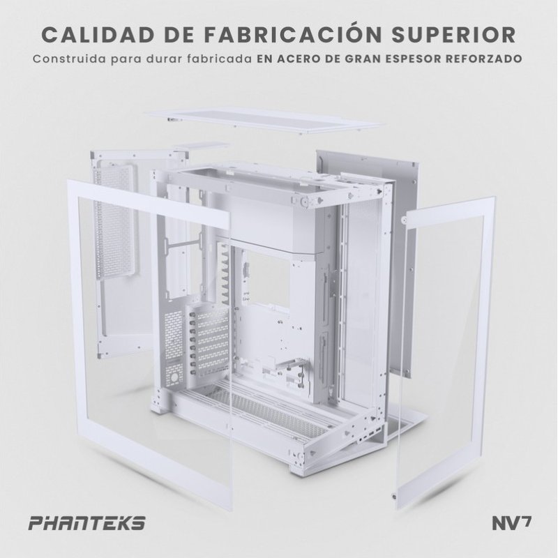 Thumbnail 1 de Phanteks NV7 D-RGB Full Tower con Cristal Templado Blanca