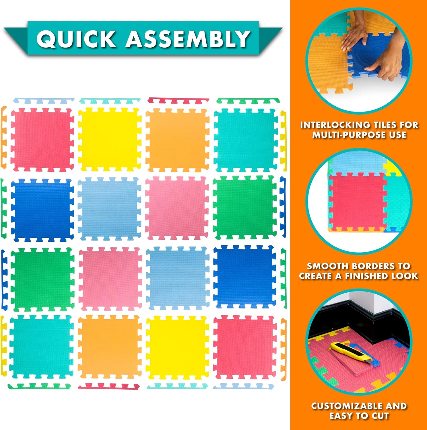 Thumbnail 5 de ProSource Foam Play Mat 16 sq ft