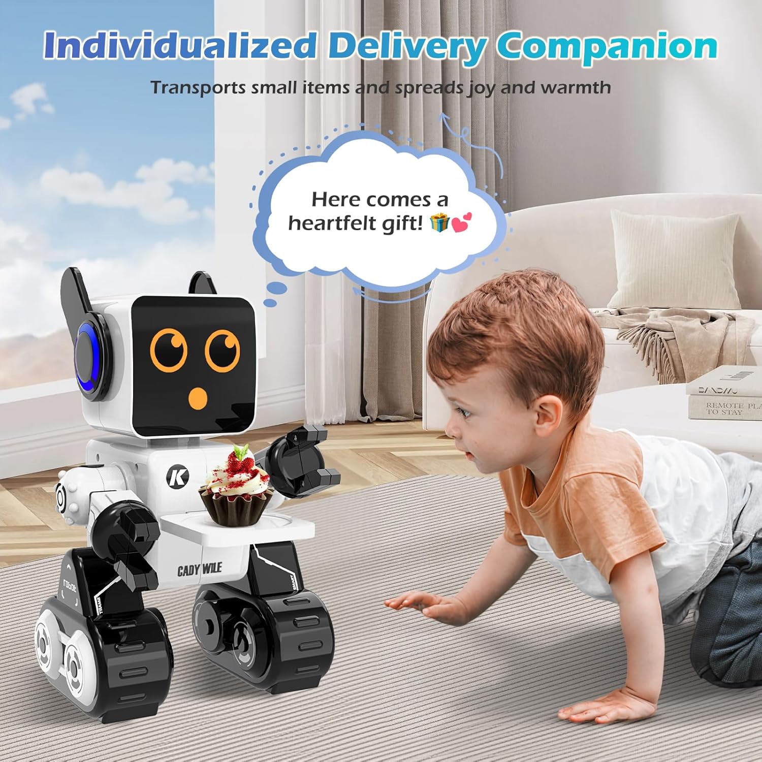Detalle 2 de Anysun Roboter Spielzeug für Kinder – Intelligenter RC-Roboter