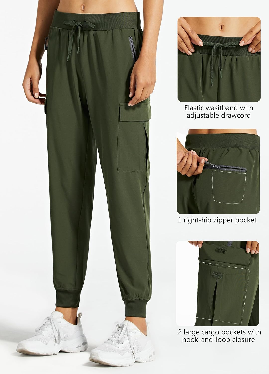 Detalle 2 de Libin Women's Cargo Joggers