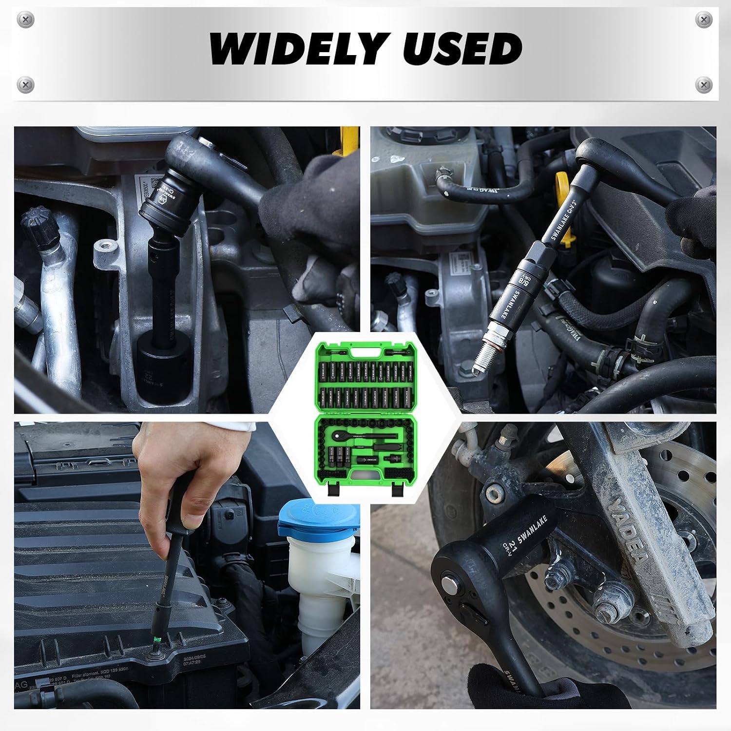 Thumbnail 6 de SWANLAKE GARDEN TOOLS 66200 105-Piece 3/8-Inch Drive Impact Socket Set