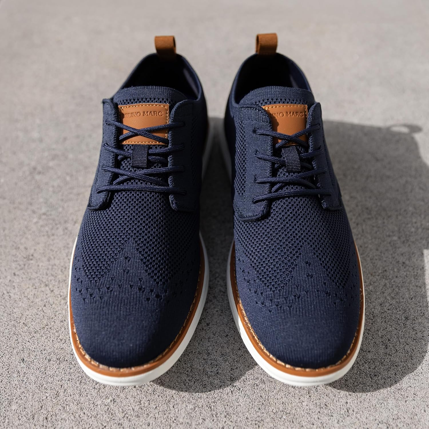 Thumbnail 1 de Bruno Marc Scarpe Oxford Uomo in Pelle Classiche Stringate Derby Basse Estive Vintage Eleganti leggerissime