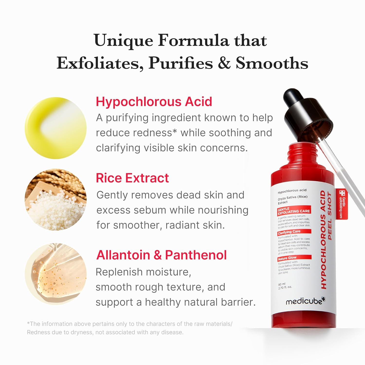 Thumbnail 2 de Medicube Peel Shot mit Hypochlorous Acid – Sanftes Peeling-Serum für Poren und Hauttextur
