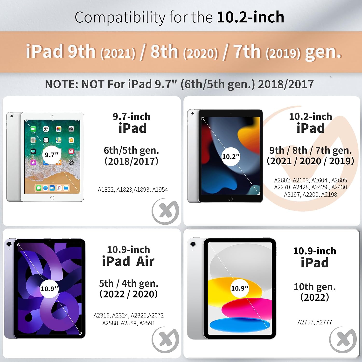 Thumbnail 1 de CACOE Hülle für iPad 10.2 Zoll Polarstern