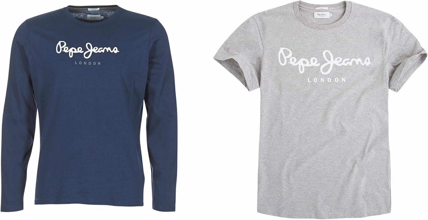 Detalle de Pepe Jeans Eggo Long N Camiseta para Hombre