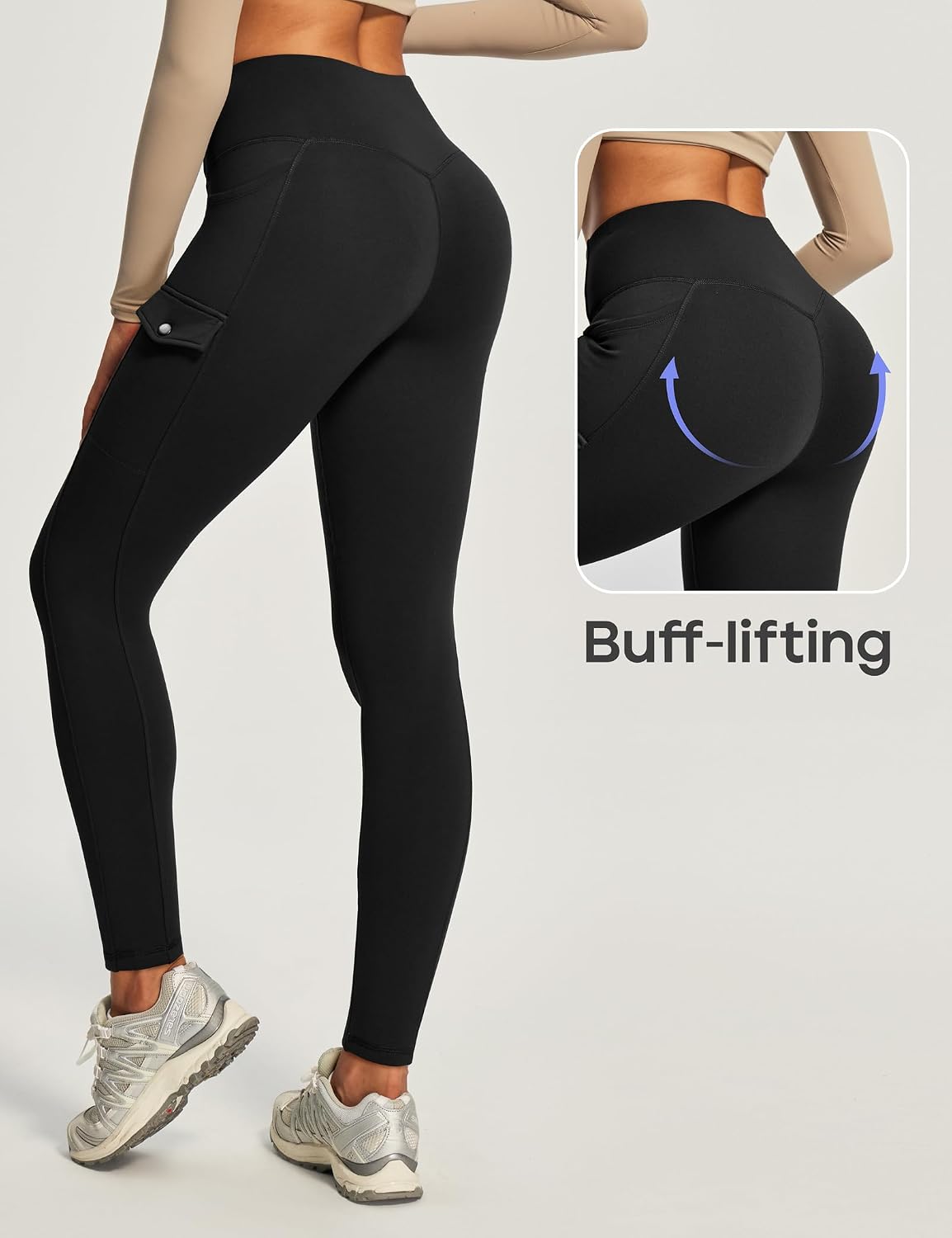 Detalle de Heathyoga Fleece-Lined Leggings