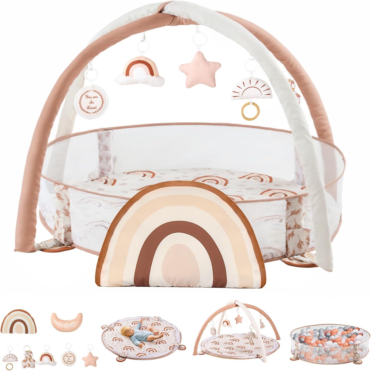 Thumbnail 6 de Mallify Baby Spielbogen 5-in-1