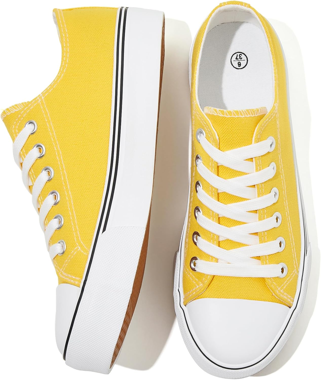 Thumbnail 5 de FRACORA Womens Canvas Low Top Sneakers