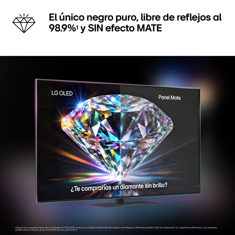 Detalle de LG OLED evo AI OLED42C64LA — TV 42" 4K 120 Hz con webOS para juego y cine