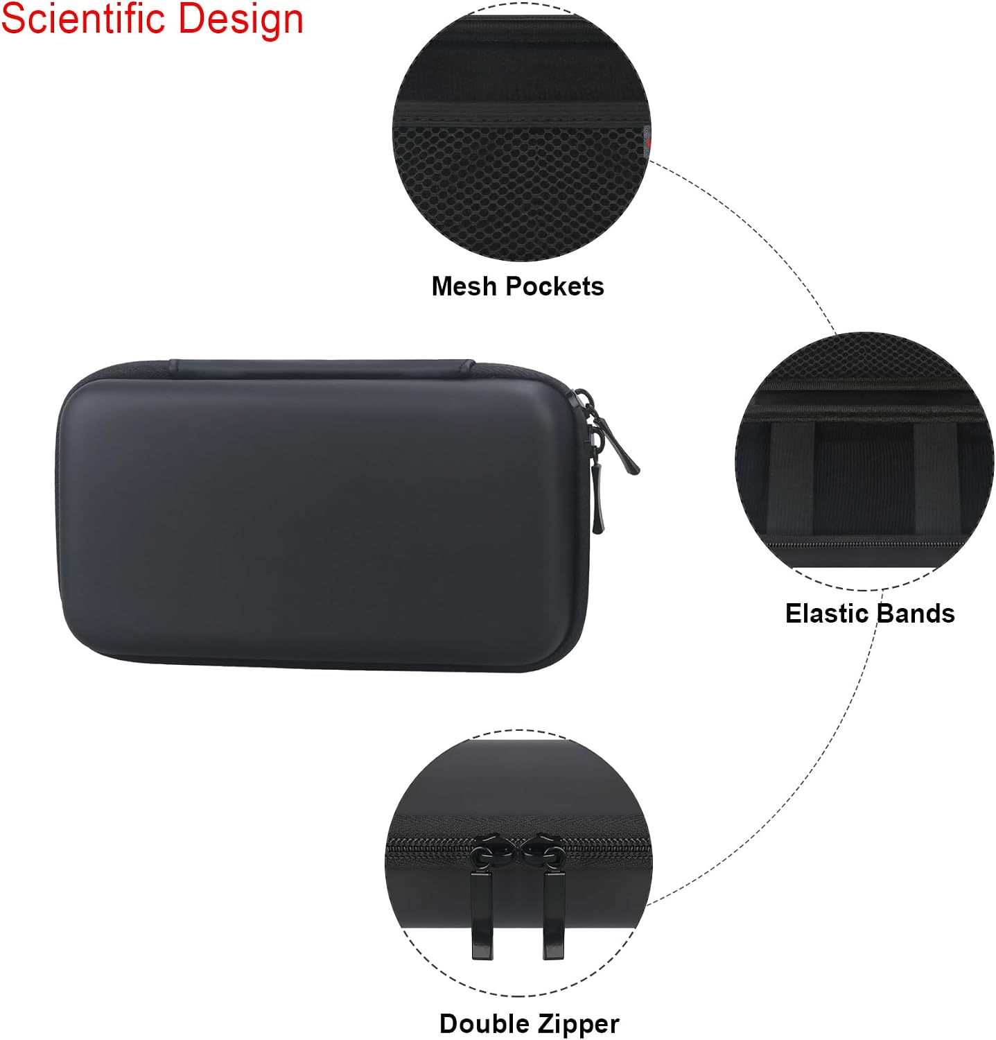 Thumbnail 3 de Elonbo Travel Accessory Polaroid Hi-Print 2nd Gen case (2x3) – Black