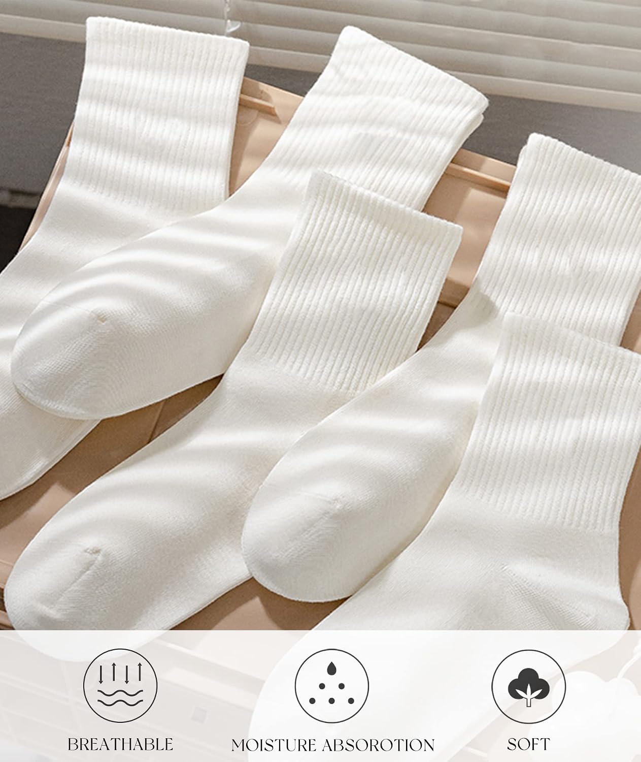 Detalle 2 de HAVE A TREE Crew Socks Size 6-11